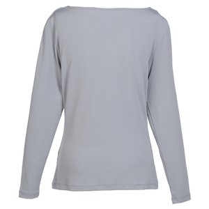 Additional Image 1 - a long sleeved grey shirt