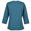 View Image 2 of 3 of LAT Jersey V-Neck 3/4 Sleeve T-Shirt - Ladies'