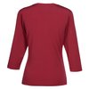 View Image 2 of 3 of Crossover 3/4 Sleeve Knit Top