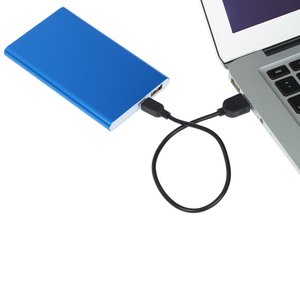 Additional Image 3 - a laptop with a blue card attached to a cord