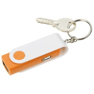 Additional Image 2 - a key chain with a key ring