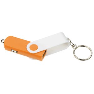 Additional Image 3 - a key chain with a key ring
