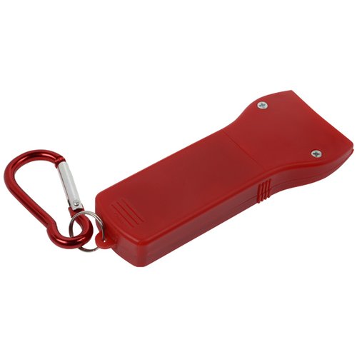 Additional Image 2 - a red keychain with a carabiner