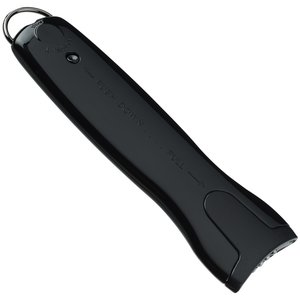 Additional Image 1 - a black plastic object with a silver ring