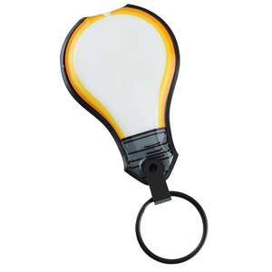 Additional Image 2 - a key chain with a light bulb shaped design