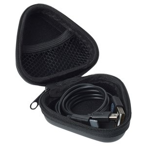 Additional Image 3 - a black case with a black cord inside