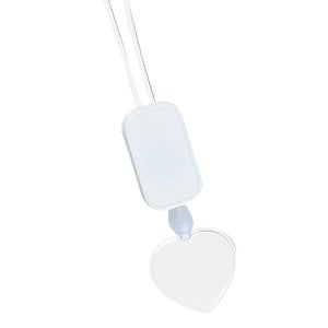 Additional Image 2 - a white object with a heart on it