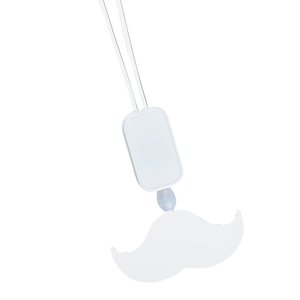 Additional Image 2 - a white mustache on a string
