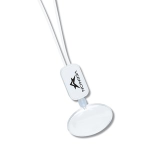 Additional Image 2 - a white object with a black logo