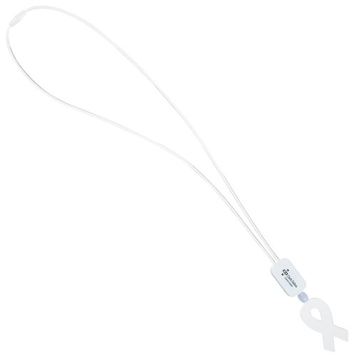 Additional Image 1 - a white string with a black cord