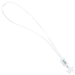 Additional Image 1 - a white cord with a silver clasp
