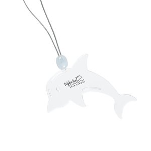 Additional Image 3 - a white necklace with a fish