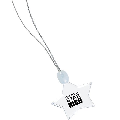 Additional Image 3 - a white star shaped object with a black square