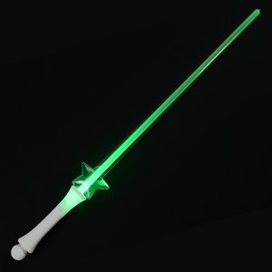 Additional Image 2 - a green light saber on a black background