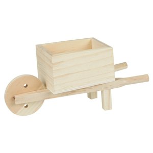 Additional Image 2 - a wooden cart on a white background