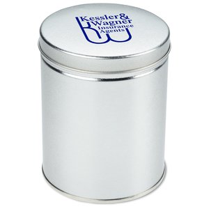 Additional Image 1 - a silver can with a blue lid
