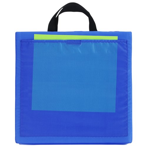 Additional Image 2 - a blue bag with a black handle