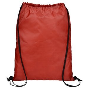 Additional Image 2 - a red backpack with black string