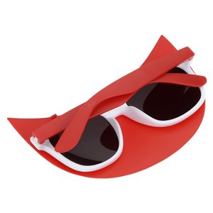 Additional Image 2 - a red sunglasses with a bow