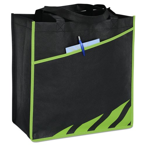 Additional Image 1 - a black and green bag