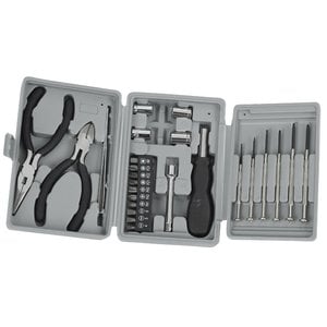 Additional Image 3 - a black and white photo of a tool kit