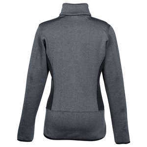 Additional Image 1 - a back view of a grey jacket