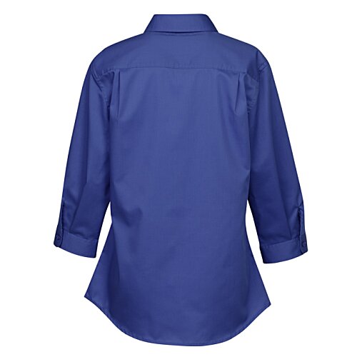 Additional Image 1 - a blue shirt with long sleeves