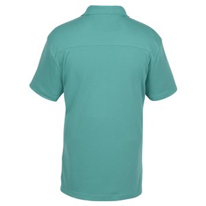 Additional Image 1 - a back of a blue shirt