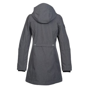 Additional Image 3 - a grey coat with a hood