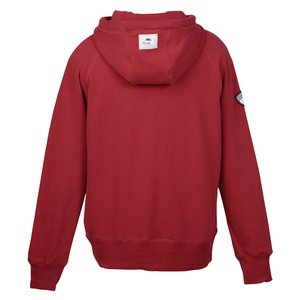 Additional Image 2 - a red hoodie with a white logo