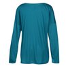 View Image 2 of 2 of Drapey Long Sleeve T-Shirt - Ladies'
