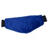 a blue fabric on a white background