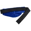 a blue and black belt