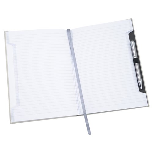 Additional Image 1 - a white notebook with a pen