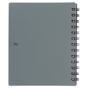 Additional Image 3 - a grey spiral bound notebook