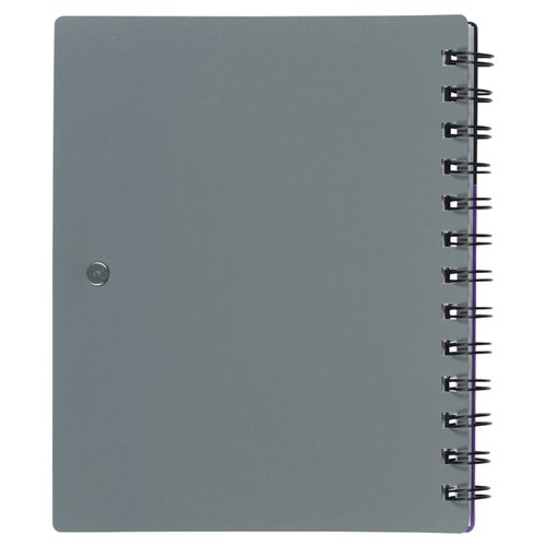 Additional Image 3 - a grey spiral bound notebook