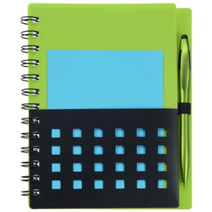 Additional Image 2 - a green and blue notebook