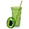 View Image 2 of 2 of Bloom Geometric Tumbler with Straw - 16 oz.