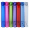 a group of colorful vials