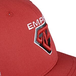 Additional Image 1 - a red hat with a logo on it