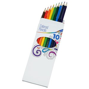 Additional Image 1 - a white box with rainbow colored markers