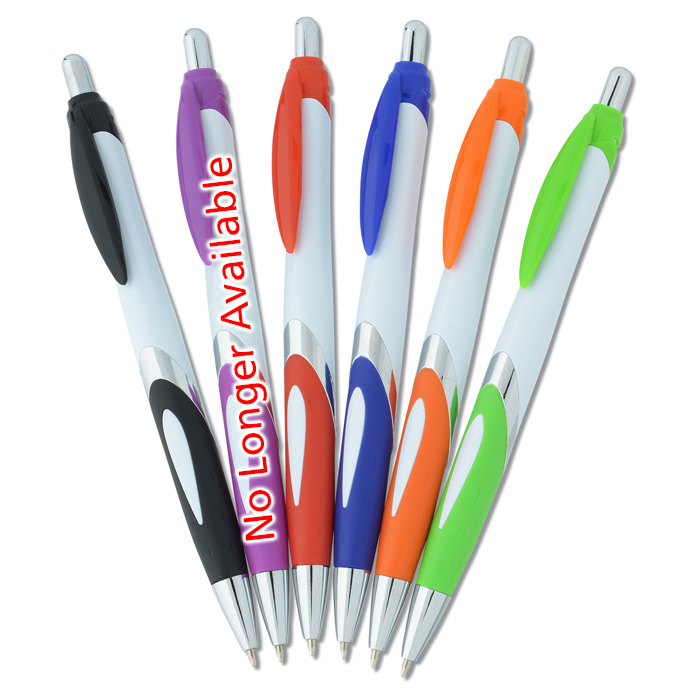 Promotional Sassy Pen with matching grip and clip