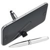 View Image 5 of 5 of Nolan Stylus Metal Flashlight Phone Stand Pen