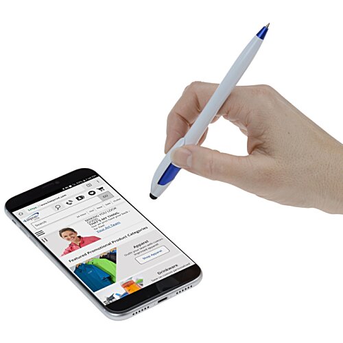 Additional Image 4 - a hand holding a pen over a cell phone