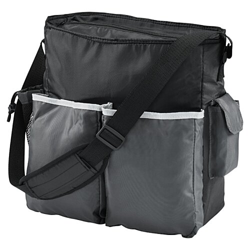 Additional Image 3 - a grey and black bag