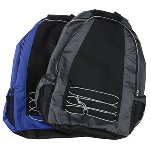 Additional Image 1 - a black and blue backpack