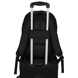 Additional Image 3 - a black bag with silver handles