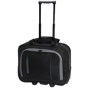 Additional Image 1 - a black suitcase with wheels
