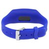 Additional Image 3 - a blue wristband with a silver buckle