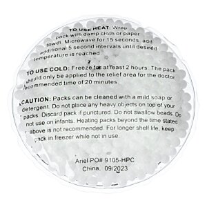 Additional Image 1 - a white circle with black text